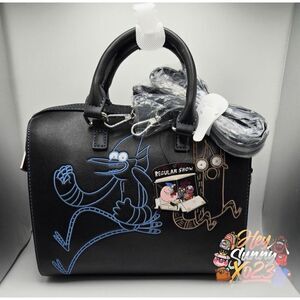 Regular Show Mordecai & Rigby Embroidered Handbag